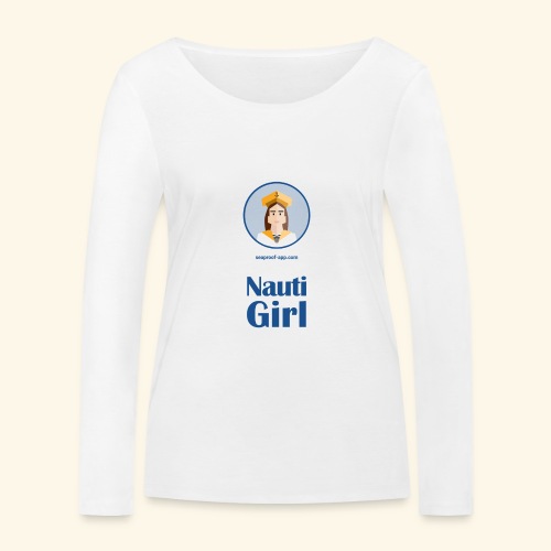 SeaProof Nauti Girl - Stanley/Stella Frauen Bio-Langarmshirt