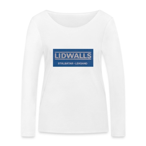 Lidwalls Stålbåtar - Ekologisk långärmad T-shirt dam från Stanley & Stella