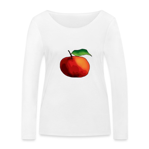 mela-png - Maglietta a manica lunga ecologica per donna di Stanley/Stella
