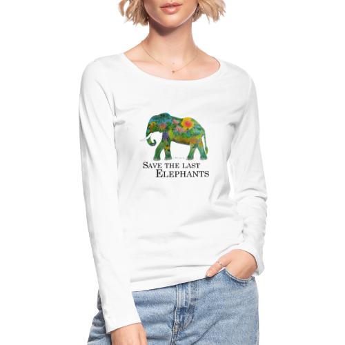Save The Last Elephants - Frauen Bio-Langarmshirt von Stanley & Stella