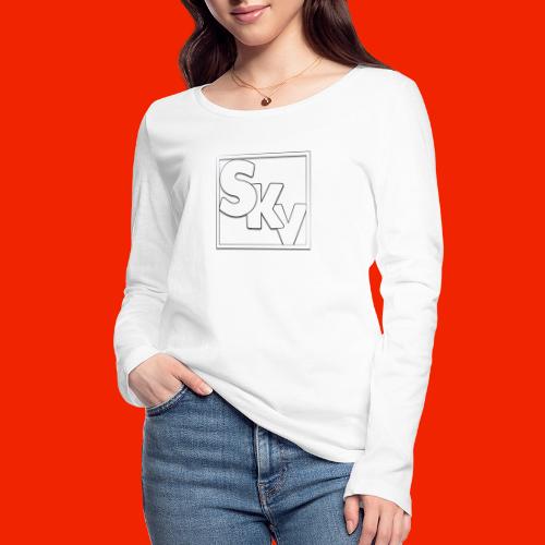 SerkanKetchupVlogs Logo (SKV Logo) - Stanley/Stella Vrouwen bio-shirt met lange mouwen