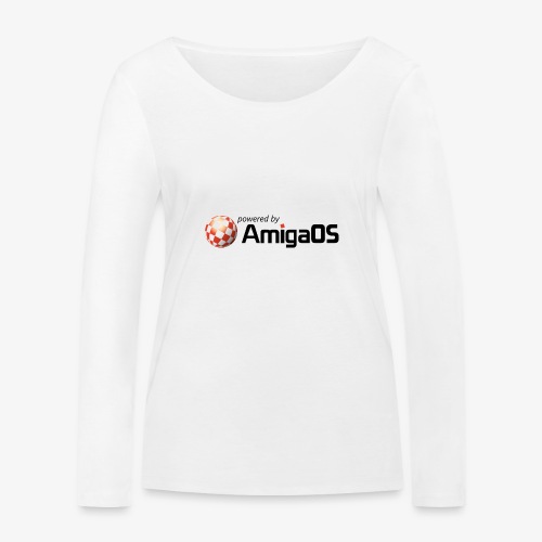 PoweredByAmigaOS Black - Stanley/Stella Women's Organic Longsleeve Shirt