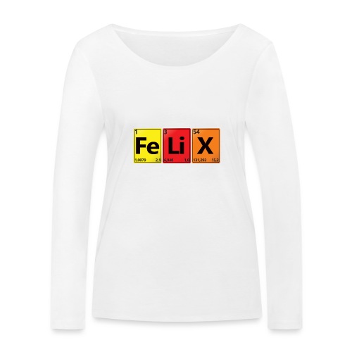 FELIX - Dein Name im Chemie-Look - Stanley/Stella Frauen Bio-Langarmshirt