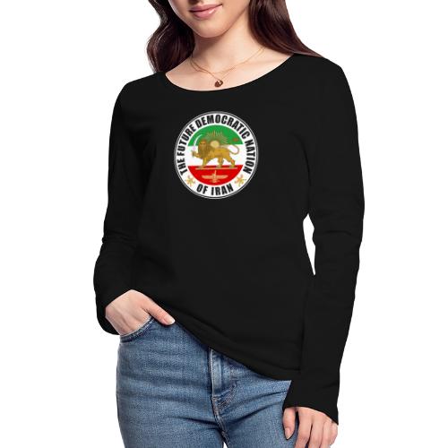 Iran Emblem Old Flag With Lion - Stanley/Stella Women's Organic Longsleeve Shirt