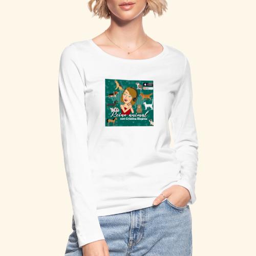 reino animal 01 - Camiseta de manga larga ecológica mujer de Stanley & Stella