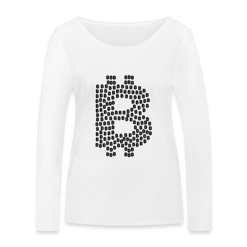bitcoin t shirt design 7 png - Frauen Bio-Langarmshirt von Stanley & Stella