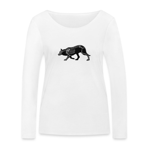 border collie - Stanley/Stella økologisk langermet T-skjorte for kvinner