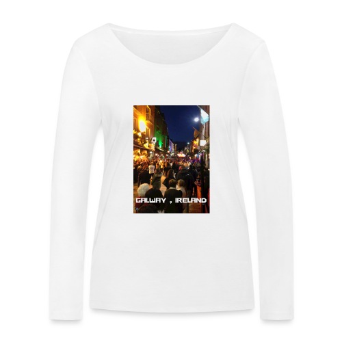 GALWAY IRELAND SHOP STREET - Women's Organic Longsleeve Shirt by Stanley & Stella