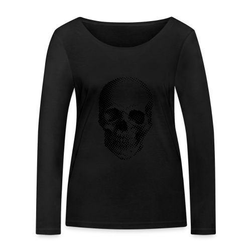 Skull & Bones No. 1 - schwarz/black - Frauen Bio-Langarmshirt von Stanley & Stella