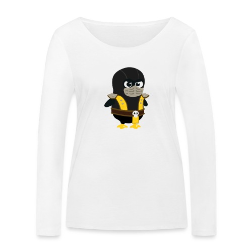 Pingouin Mortal Scorpion - T-shirt manches longues bio Stanley & Stella Femme