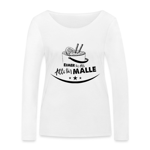 Eimer für Malle, Alle für Malle - Stanley/Stella Frauen Bio-Langarmshirt
