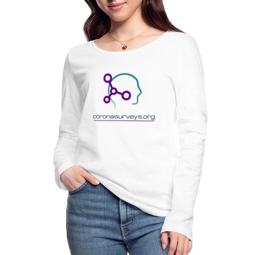 coronasruveys full logo transparent - Women's Organic Longsleeve Shirt by Stanley & Stella