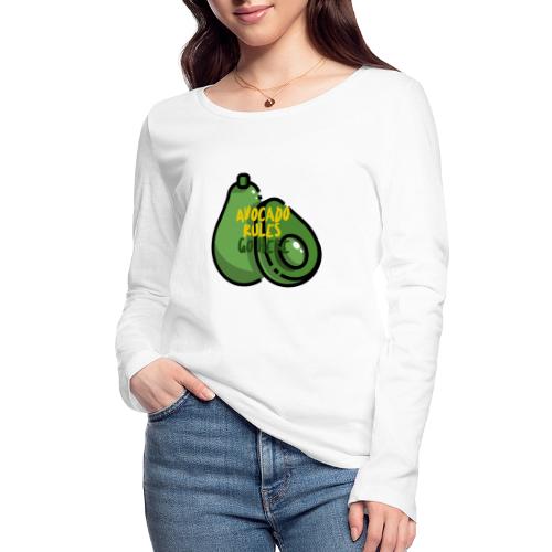 Avocado rules - Stanley/Stella Vrouwen bio-shirt met lange mouwen