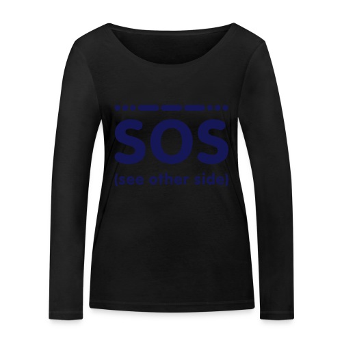SOS - Vrouwen bio shirt met lange mouwen van Stanley/Stella