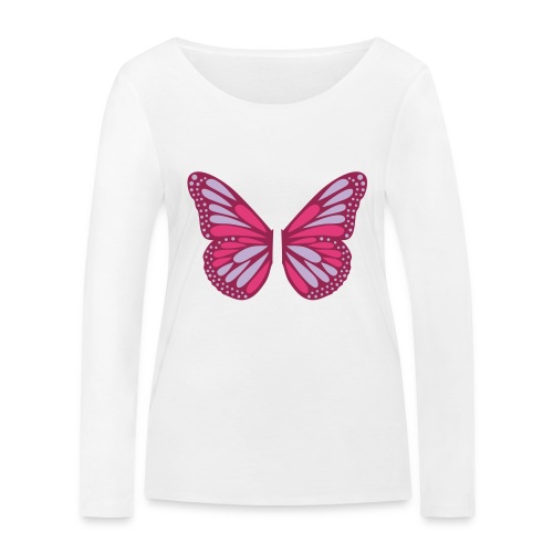 Butterfly Wings - Ekologisk långärmad T-shirt dam från Stanley & Stella
