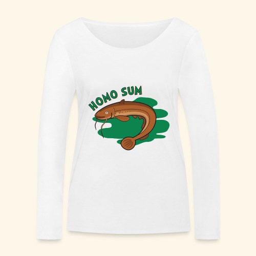 Homo sum ;) - Ekologiczna koszulka damska Stanley/Stella z długim rękawem