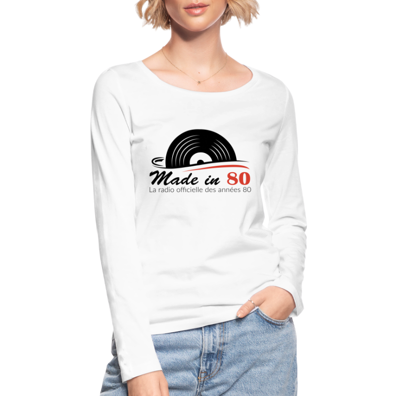 Made in 80 - T-shirt manches longues bio Stanley & Stella Femme