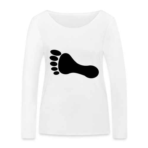 foot_vector_by_sarah_smal - Ekologisk långärmad T-shirt dam från Stanley & Stella