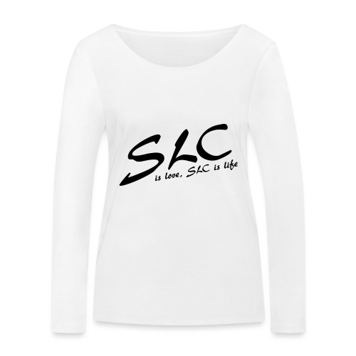 SLC is Love, SLC is Life - Stanley/Stella Vrouwen bio-shirt met lange mouwen