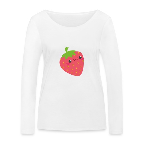 Erdbeere - Stanley/Stella Frauen Bio-Langarmshirt