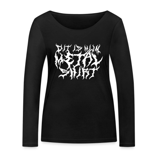 Metalshirt - Vrouwen bio shirt met lange mouwen van Stanley & Stella