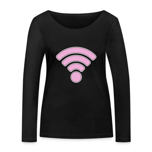 wifi t-shirt - Ekologisk långärmad T-shirt dam från Stanley & Stella