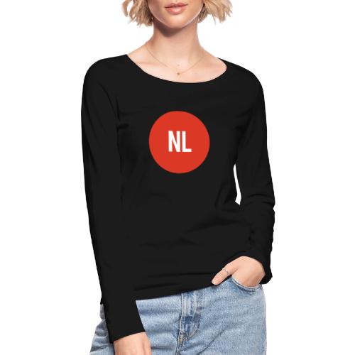 NL logo - Vrouwen bio shirt met lange mouwen van Stanley & Stella