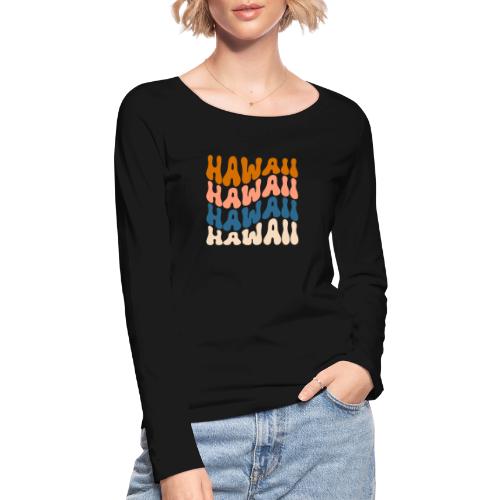 Hawaii - Stanley/Stella Frauen Bio-Langarmshirt