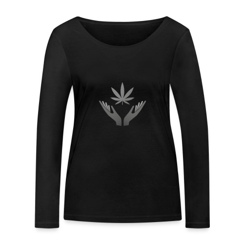 Cannabis-Logo - T-shirt manches longues bio Stanley & Stella Femme