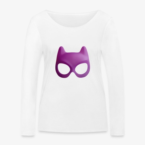 Bat Mask - Ekologiczna koszulka damska Stanley/Stella z długim rękawem