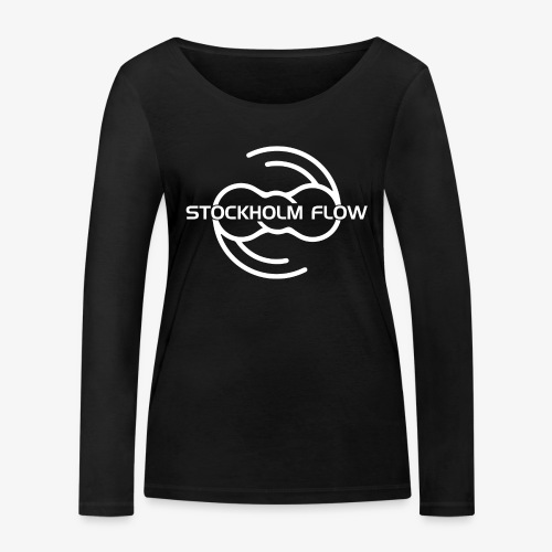 Stockholm Flow Old Logo White - Ekologisk långärmad T-shirt dam från Stanley & Stella