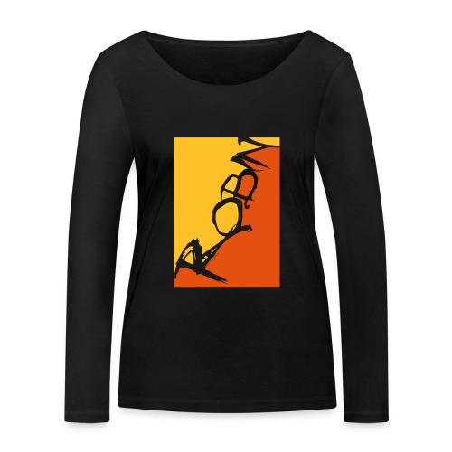 Männer-T-Shirt Robin scripted, schwarz - Stanley/Stella Frauen Bio-Langarmshirt