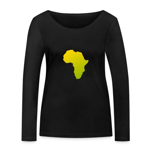 afrikanska logga - Ekologisk långärmad T-shirt dam från Stanley & Stella