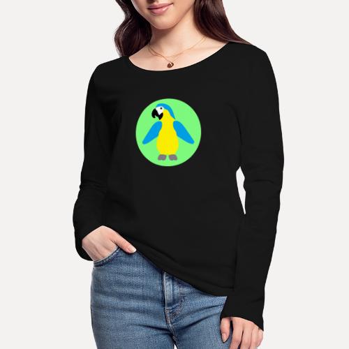 Yellow-breasted Macaw - Women's Organic Longsleeve Shirt by Stanley & Stella