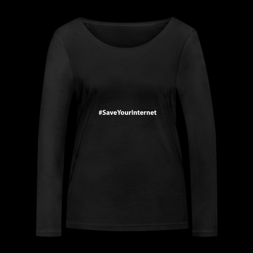 #SaveYourInternet - Stanley/Stella Frauen Bio-Langarmshirt