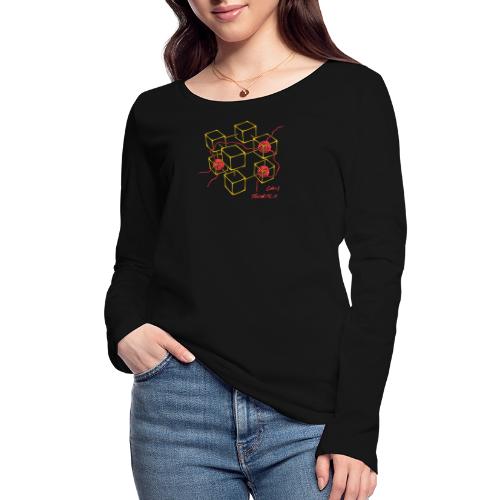 Connection Machine CM-1 Feynman t-shirt logo - Women's Organic Longsleeve Shirt by Stanley & Stella