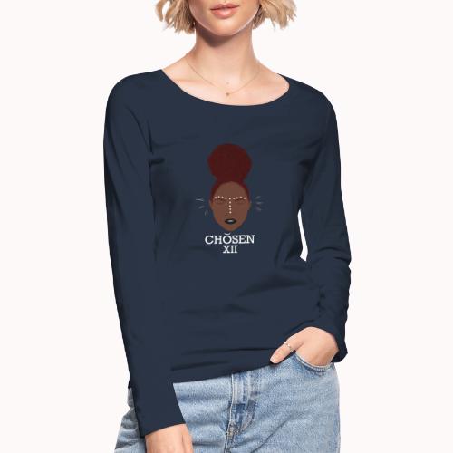 Edgy Ebony - Stanley/Stella Vrouwen bio-shirt met lange mouwen