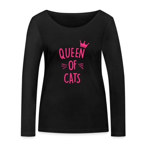 queen of cats - Stanley/Stella Frauen Bio-Langarmshirt