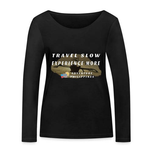 travel slow with boat - Stanley/Stella Frauen Bio-Langarmshirt
