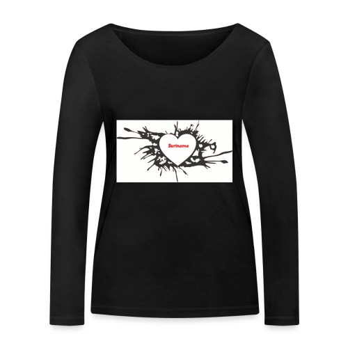 suriname heart - Vrouwen bio shirt met lange mouwen van Stanley & Stella