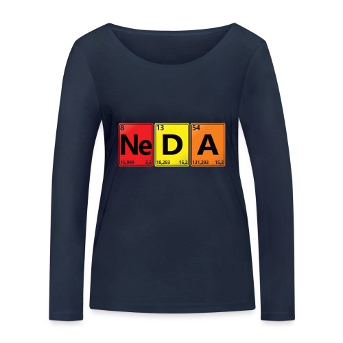 NEDA - Dein Name im Chemie-Look - Stanley/Stella Frauen Bio-Langarmshirt