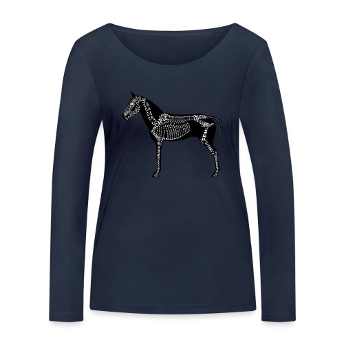 Horse skeleton - Stanley/Stella Women's Organic Longsleeve Shirt