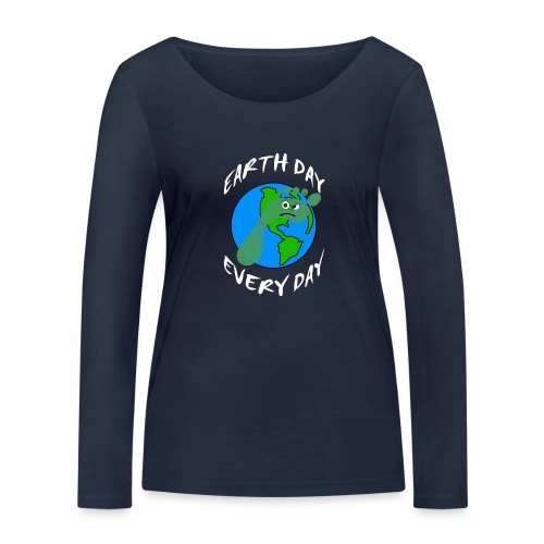 Earth Day Every Day - Frauen Bio-Langarmshirt von Stanley & Stella