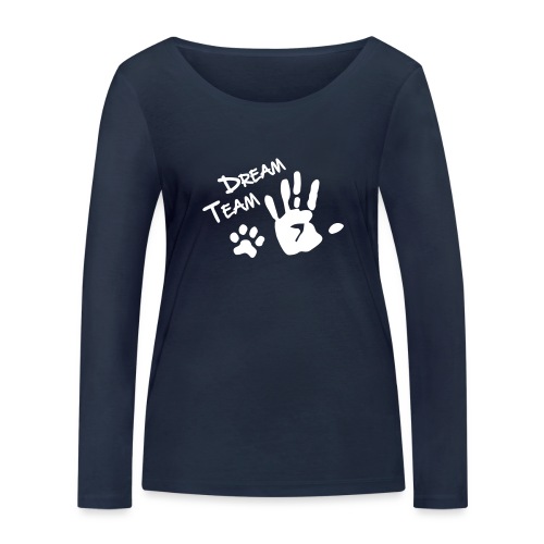 Dream Team Hand Hundpfote - T-shirt manches longues bio Stanley & Stella Femme