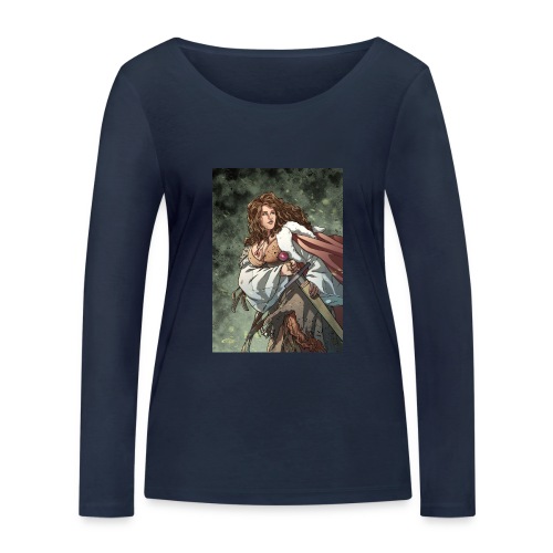 Fantasy - Warrior Woman BG - Stanley/Stella Women's Organic Longsleeve Shirt