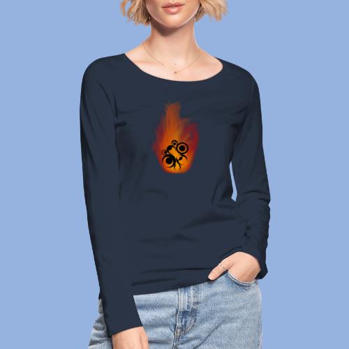 Should I stay or should I go Fire - T-shirt manches longues bio Stanley & Stella Femme