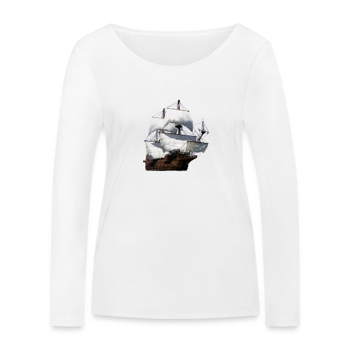 Segelschiff - Frauen Bio-Langarmshirt von Stanley & Stella