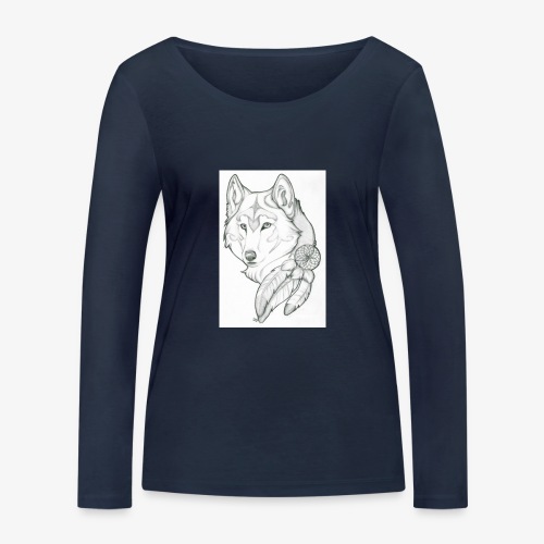 wolf - Vrouwen bio shirt met lange mouwen van Stanley & Stella