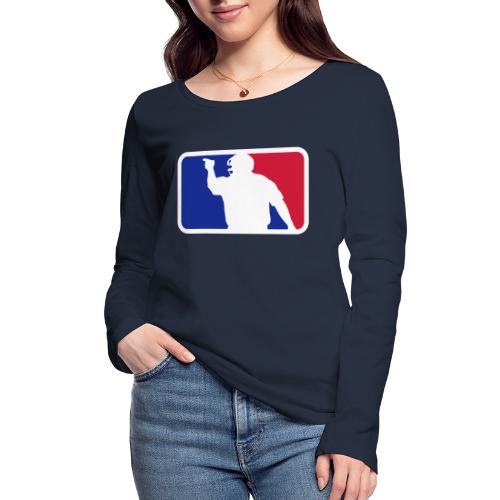Baseball Umpire Logo - Women's Organic Longsleeve Shirt by Stanley & Stella