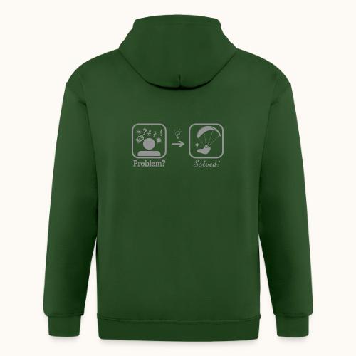 Problem solved grau - Unisex Heavyweight Kapuzenjacke